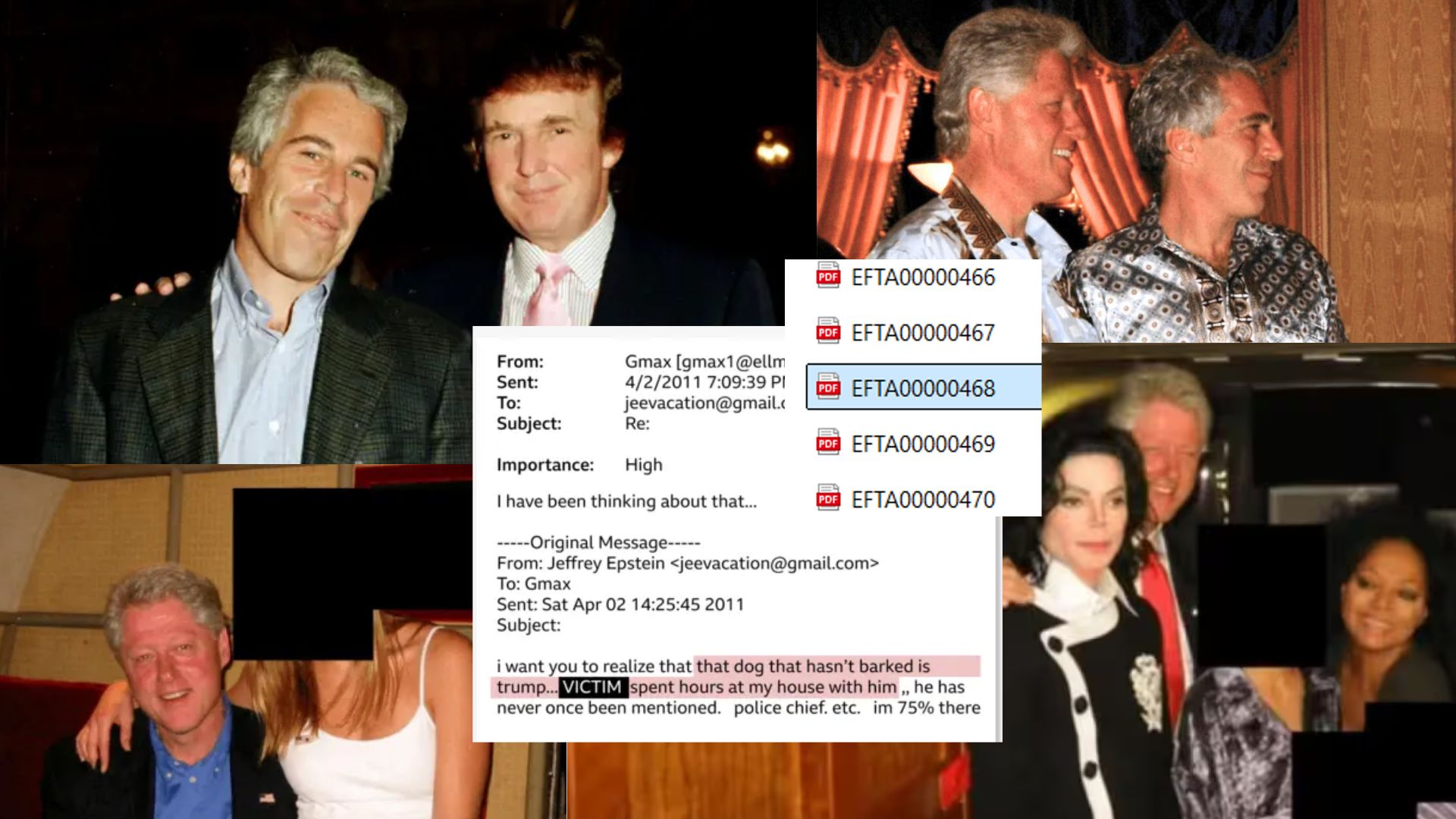 Reavivan Archivos Epstein escrutinio global sobre élites políticas, artísticas y económicas