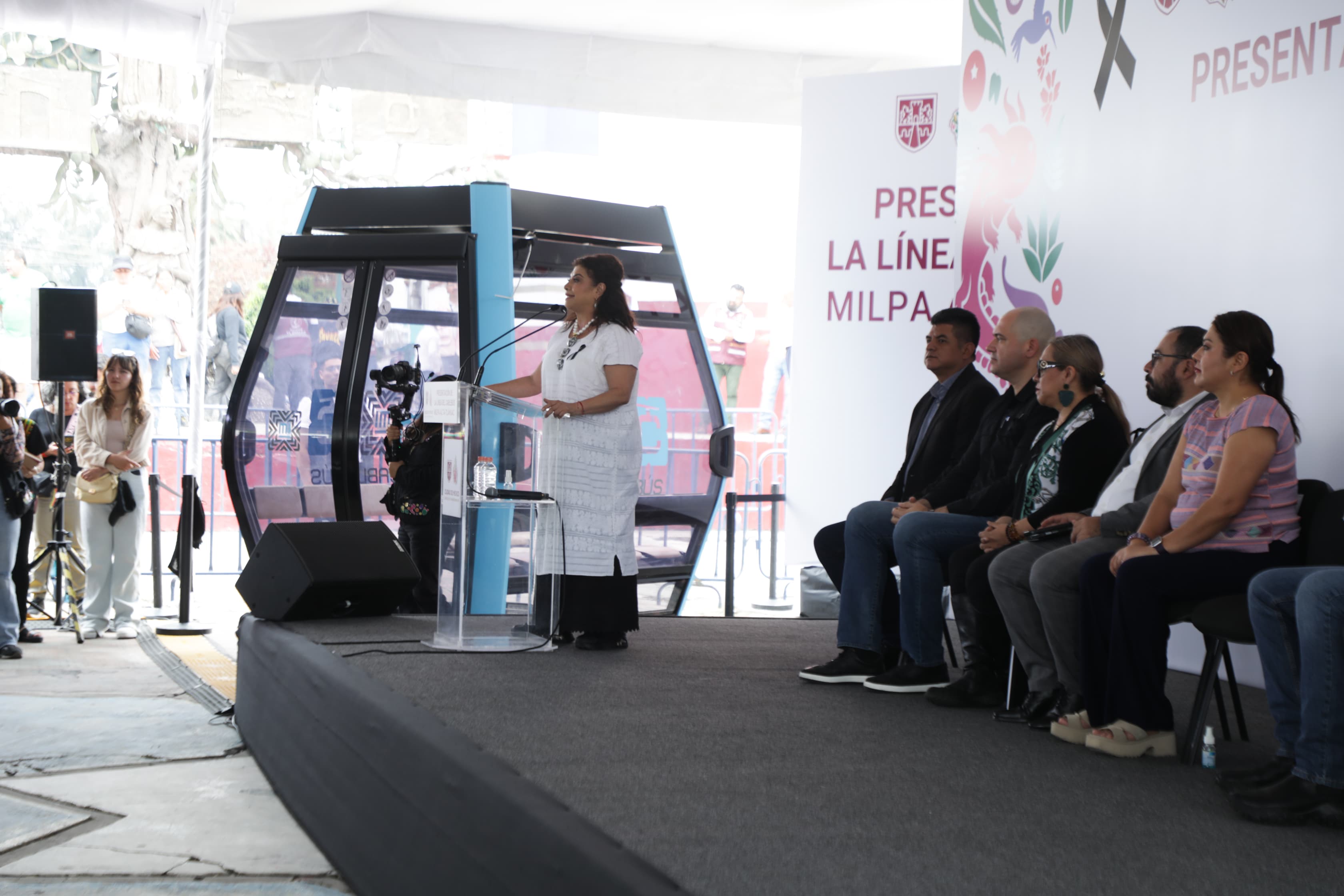Presenta Clara Brugada Línea 6 del Cablebús que irá de Milpa Alta a Tláhuac