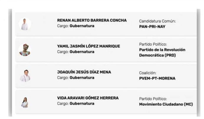 Arrancó campaña electoral en Yucatán por la gubernatura del estado