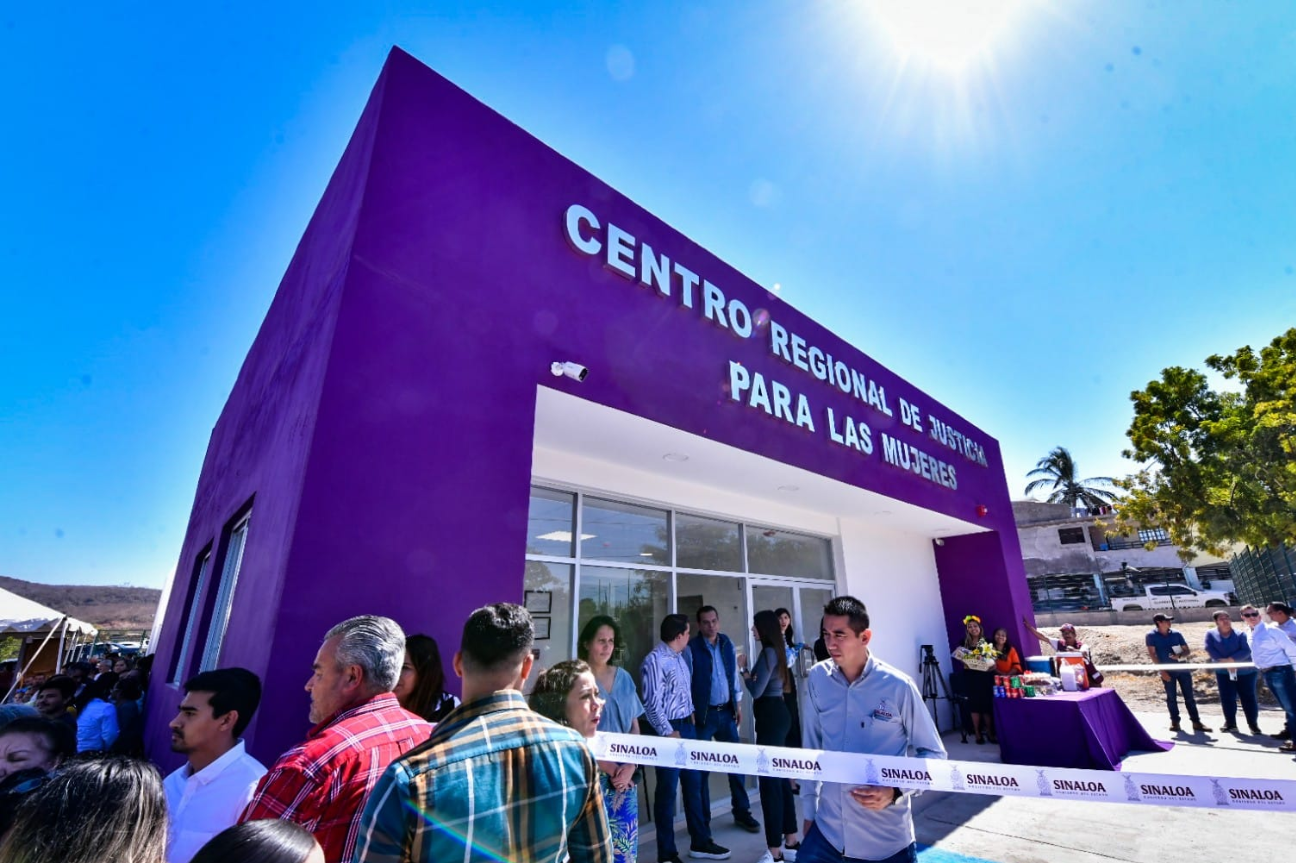 Inauguran centro de justicia para mujeres y niñas en Mazatlán