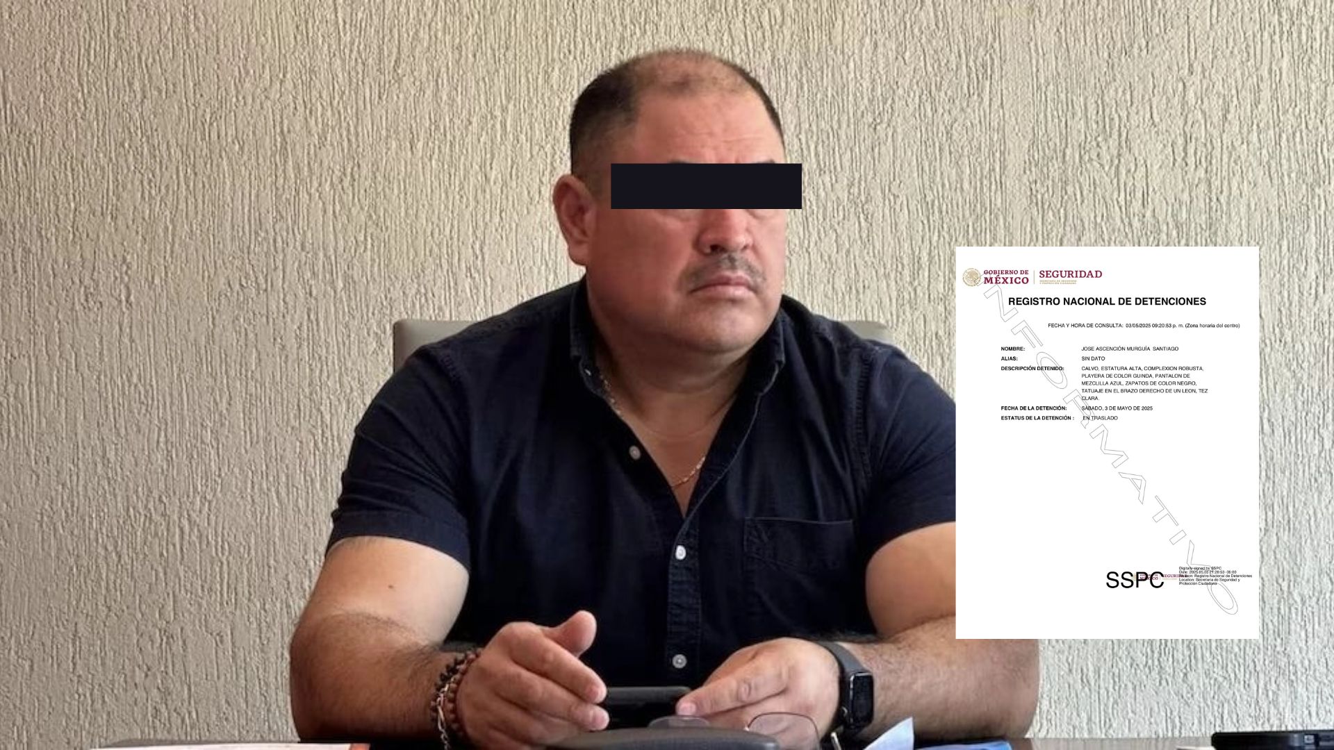 Detienen al alcalde de Teuchitlán, José Asunción “M”, por presuntos vínculos con el caso del Rancho Izaguirre
