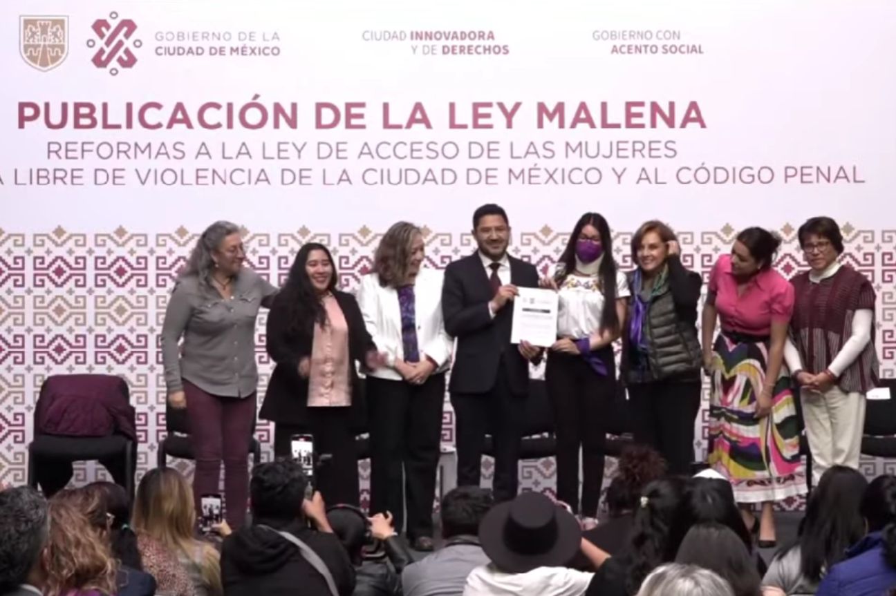 Publican Ley Malena en la Gaceta Oficial de la Ciudad de México