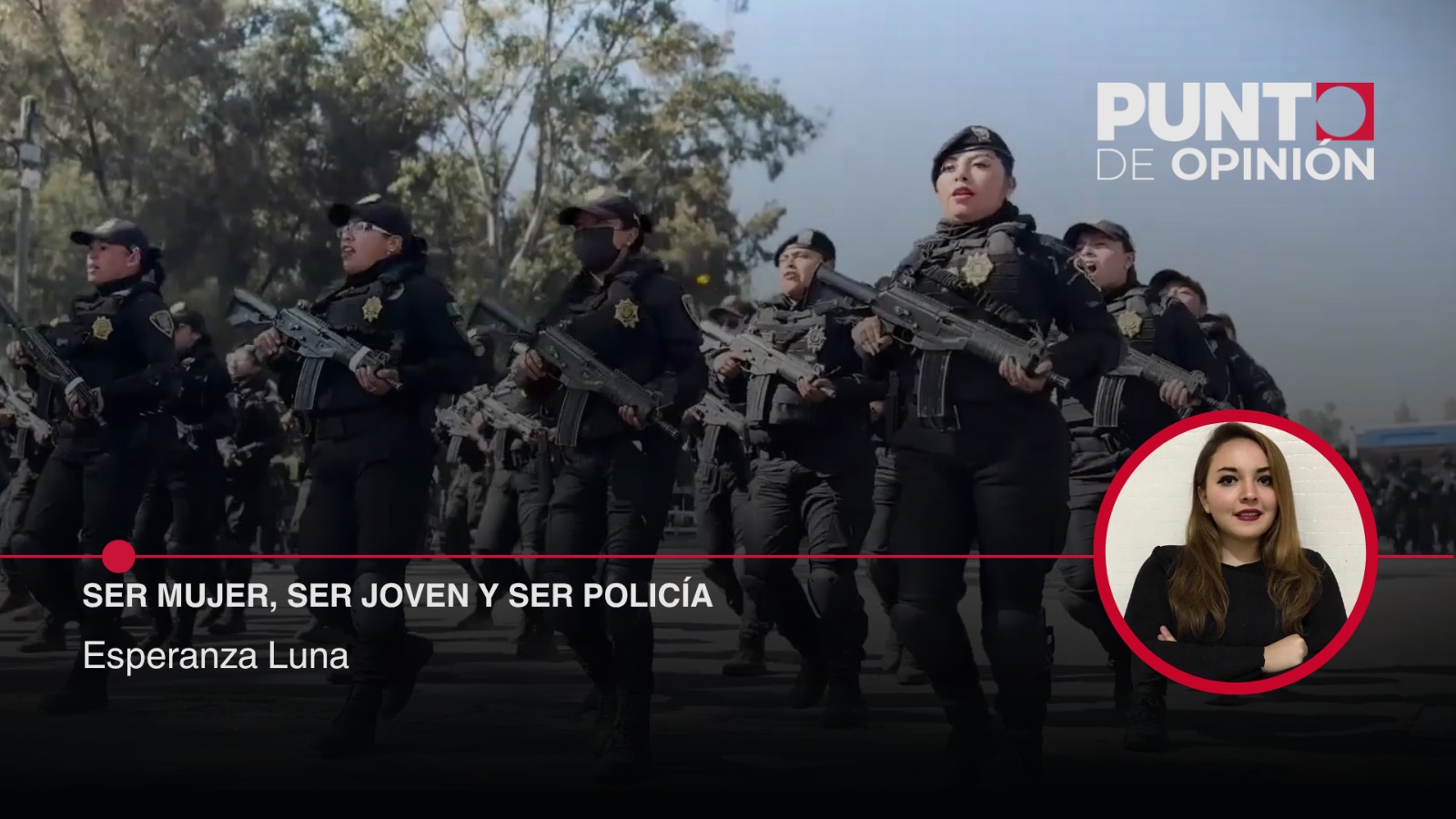 Ser mujer, ser joven y ser policía