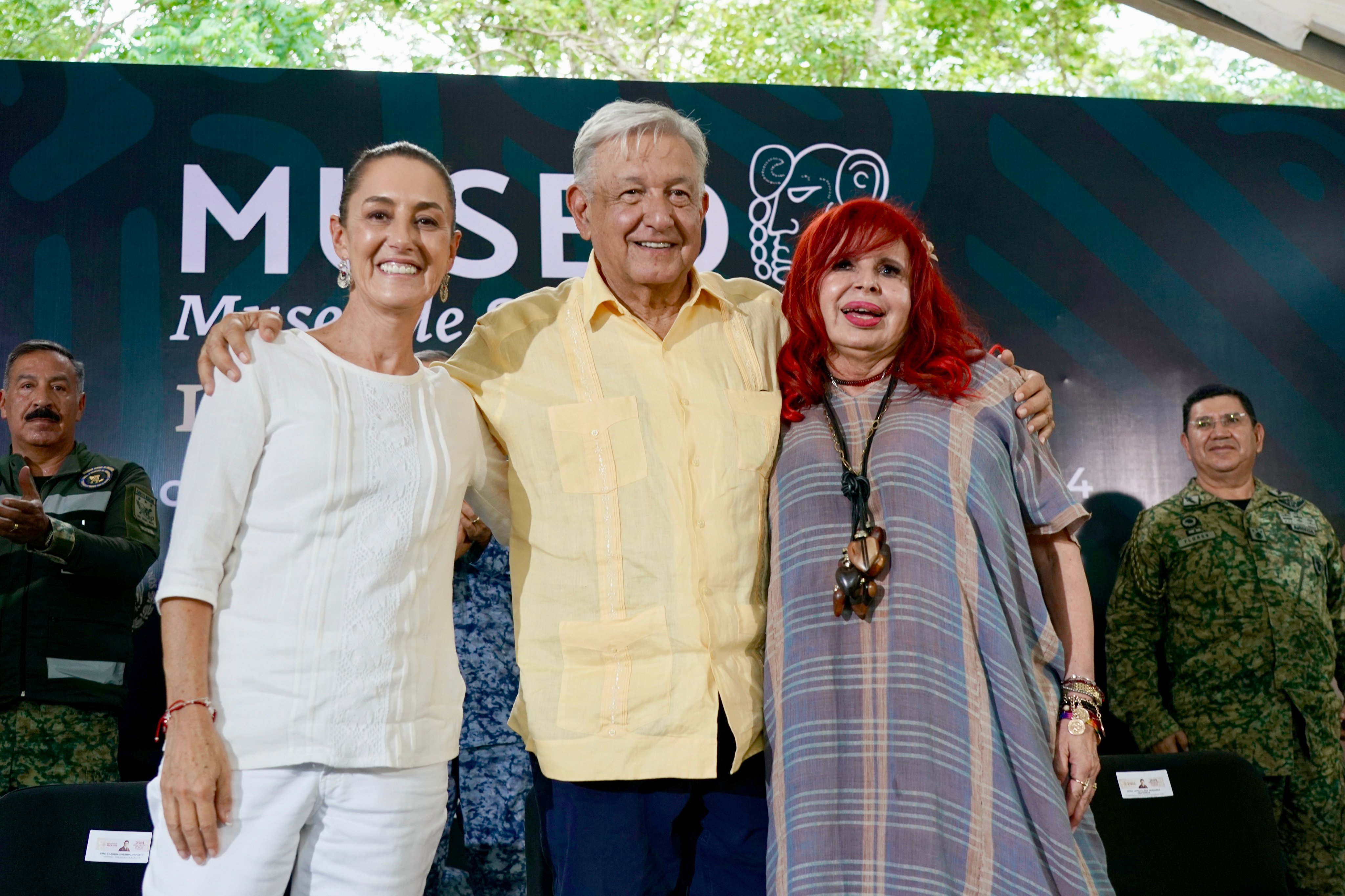Anuncia el presidente López Obrador que antes de terminar su sexenio estarán listos los mil 540 km del Tren Maya