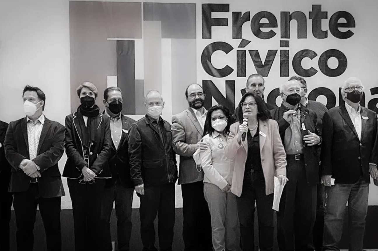 Aparición del Frente Cívico Nacional, otro colectivo de la oposición