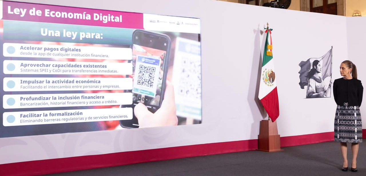 Presenta Gobierno de México nueva Ley de Economía Digital para impulsar los pagos electrónicos y la actividad económica