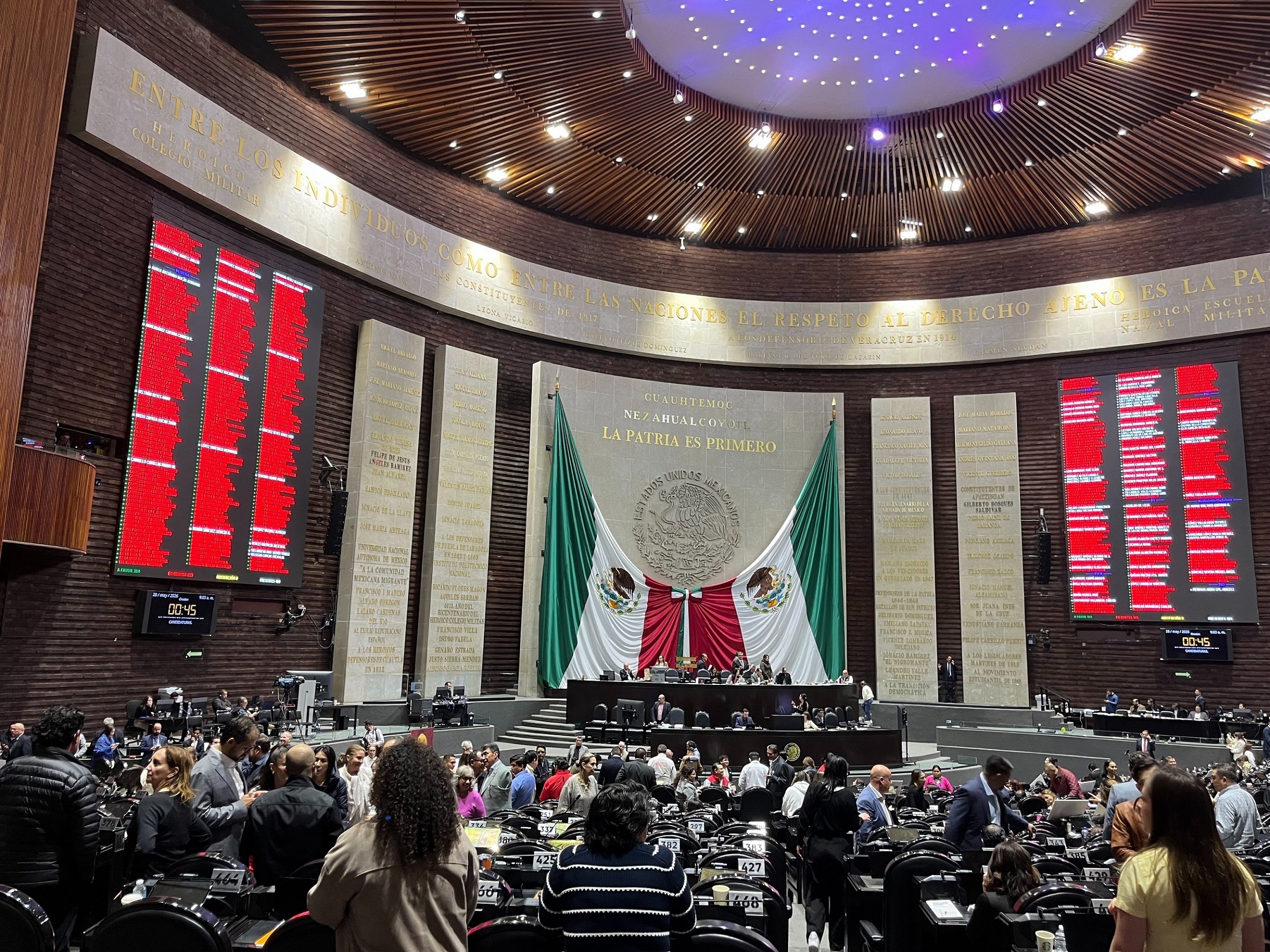 Aprueban diputados reforma que aplaza elección del Poder Judicial hasta 2028; se turnó al Senado