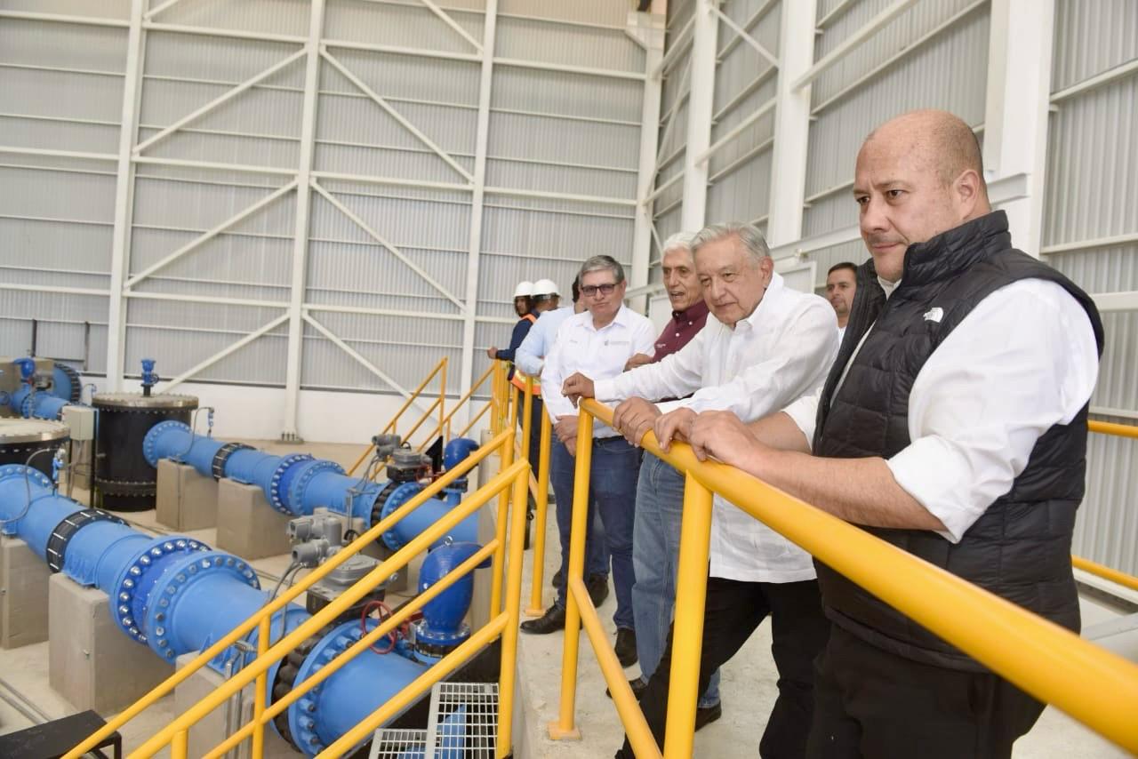Inaugura López Obrador Acueducto El Salto-La Red-Calderón en Jalisco