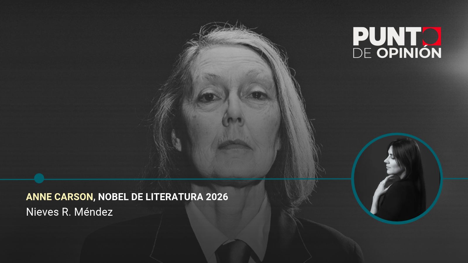 Anne Carson, Nobel de Literatura 2026