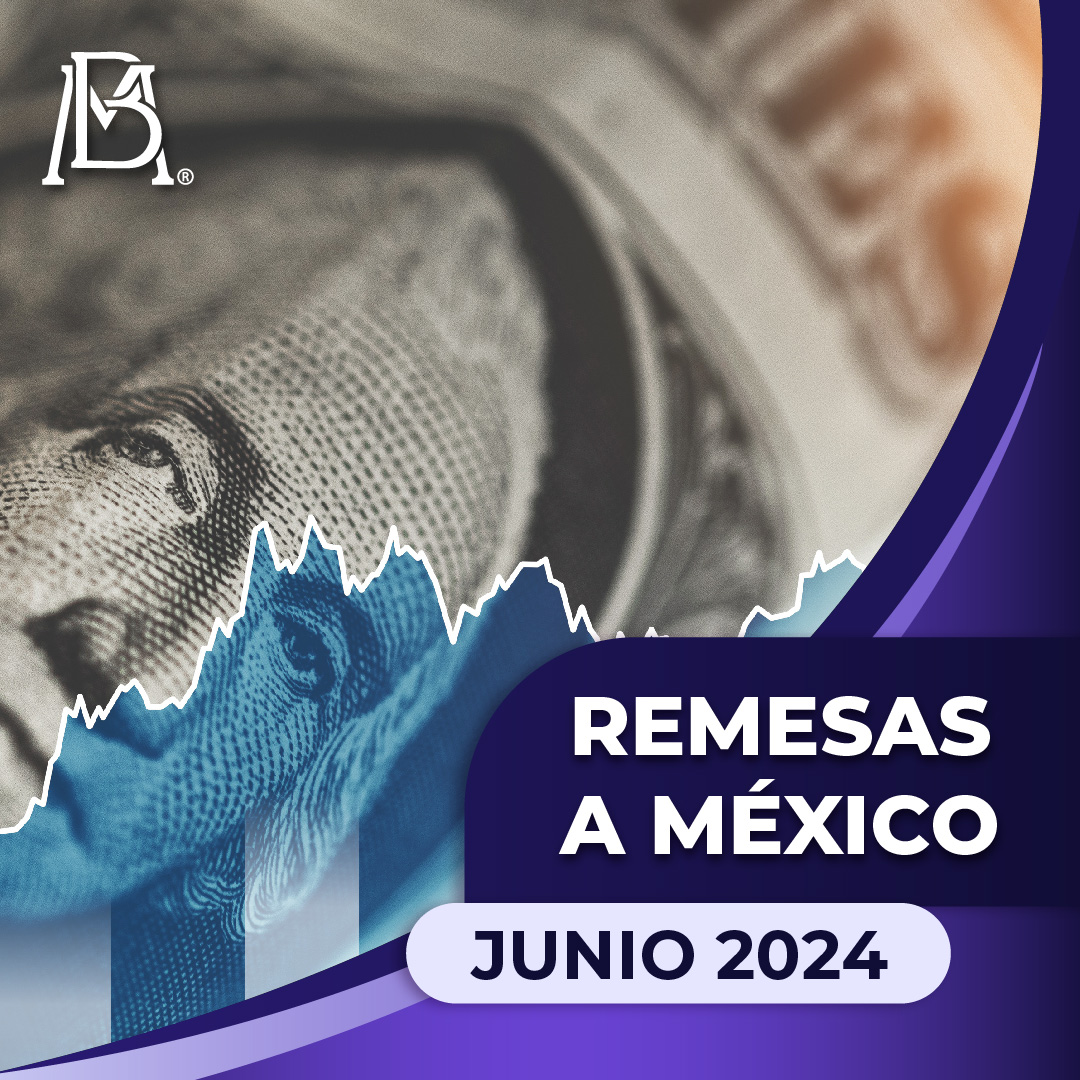 Remesas en México alcanzan los 6 mil 213 millones de dólares durante junio de 2024