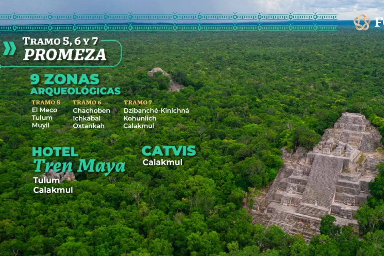 Estos son los lugares que conocerás en los tramos 5, 6 y 7 del Tren Maya
