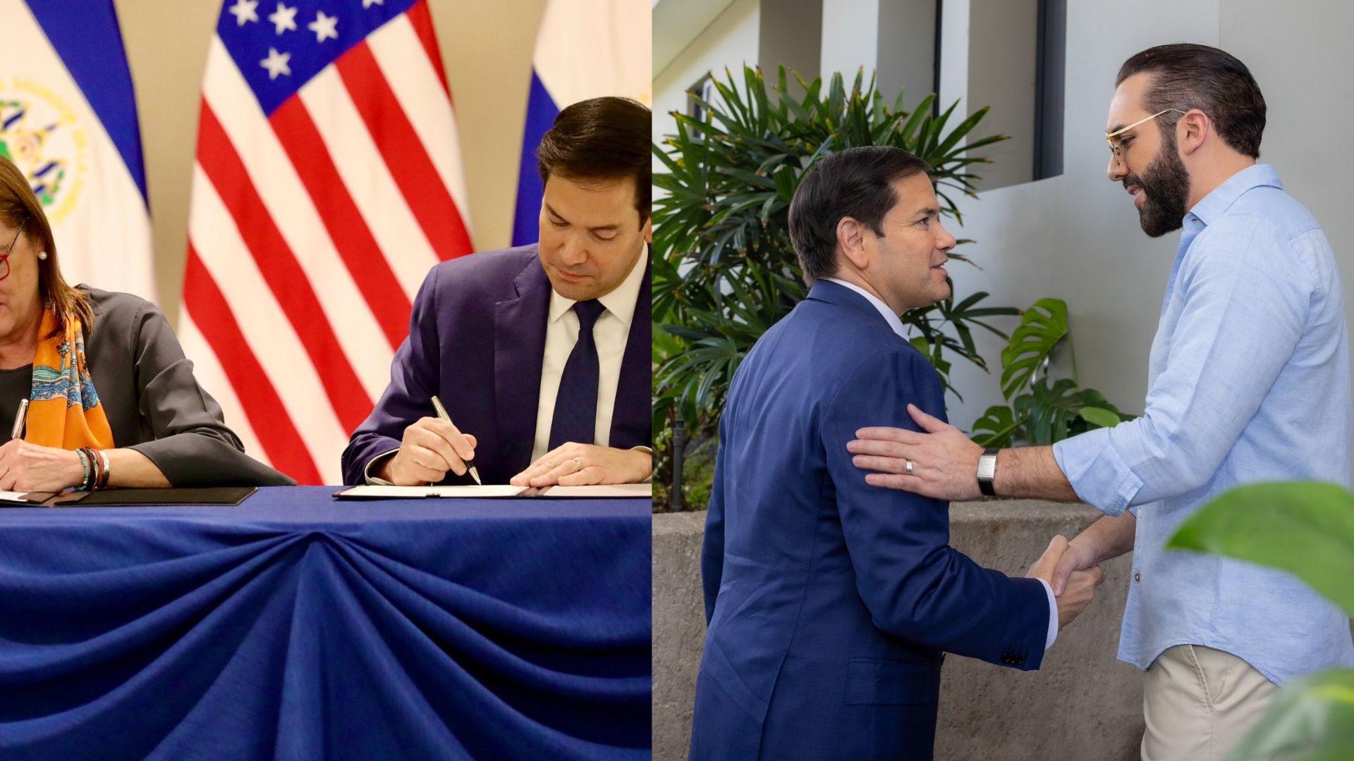 Firman el Salvador y Estados Unidos "acuerdo histórico" en materia migratoria y cooperación nuclear