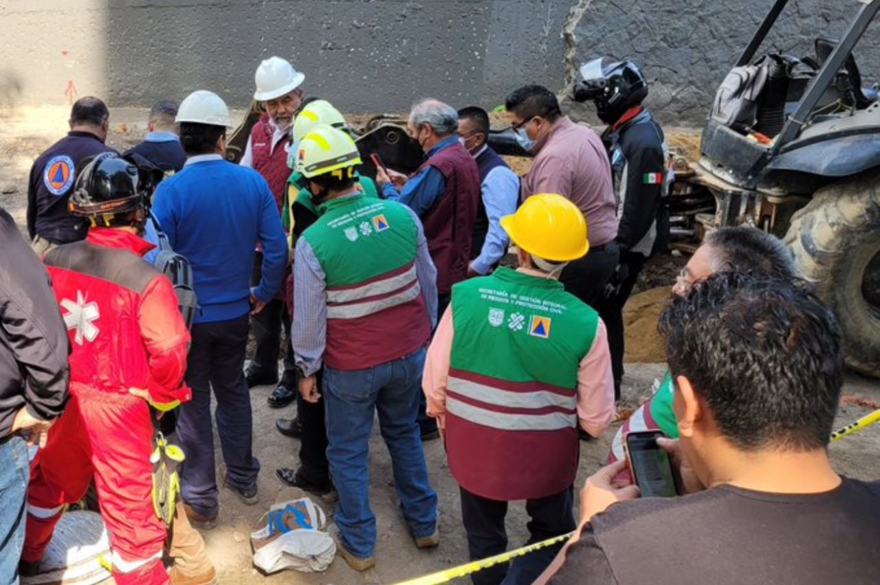 Derrumbe en la alcaldía Miguel Hidalgo deja una persona fallecida