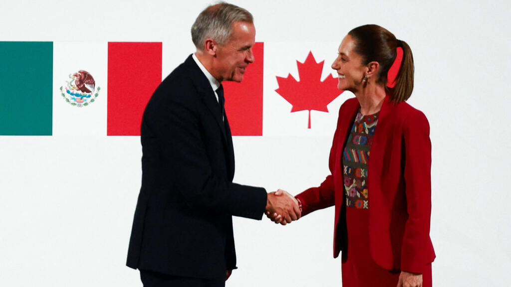 Presidenta Sheinbaum sostiene llamada telefónica con el primer ministro de Canadá, Mark Carney; profundizan relación bilateral
