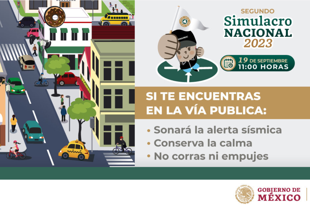Lo que debes de saber sobre el Segundo Simulacro Nacional 2023