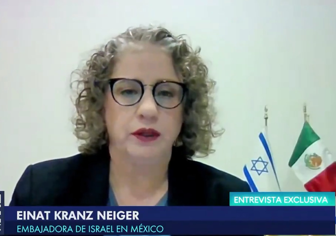 La extradición de Andrés “N” se da por la buena relación con Israel: Einat Kranz Neige, embajadora israelí en México