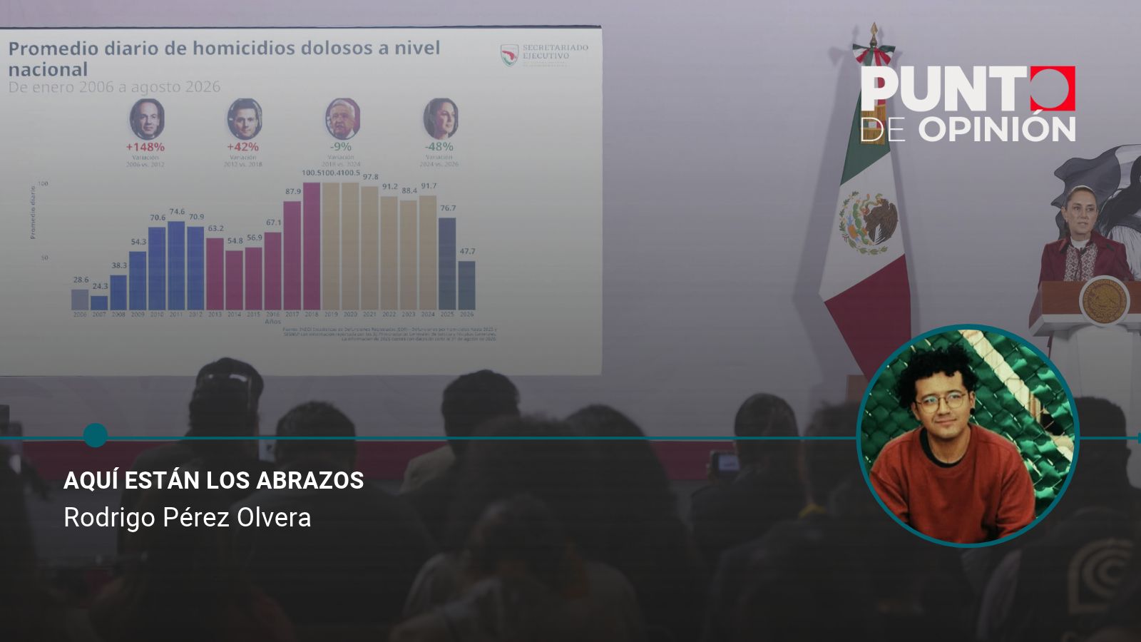 Aquí están los abrazos