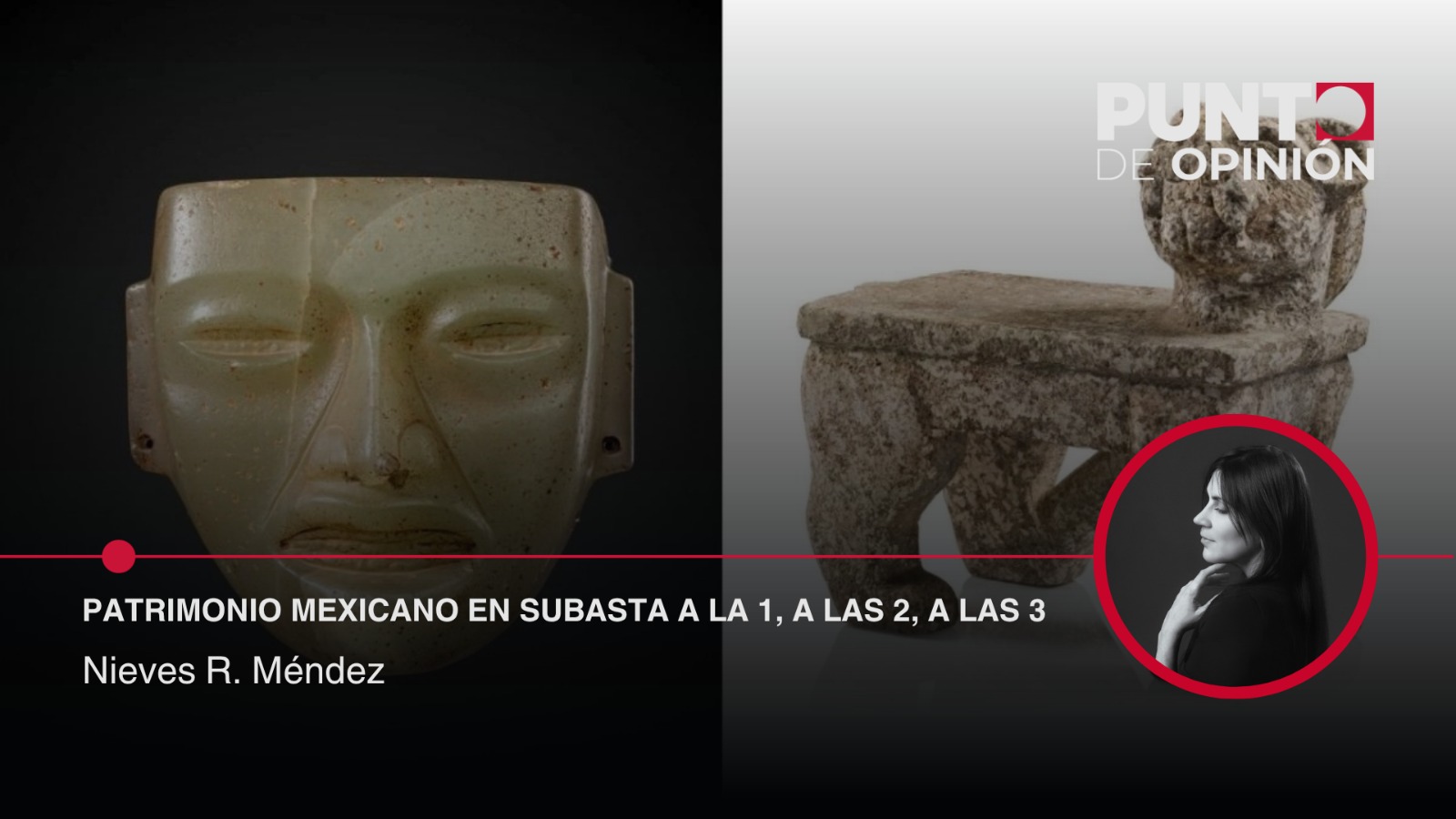 Patrimonio mexicano en subasta a la 1, a las 2, a las 3