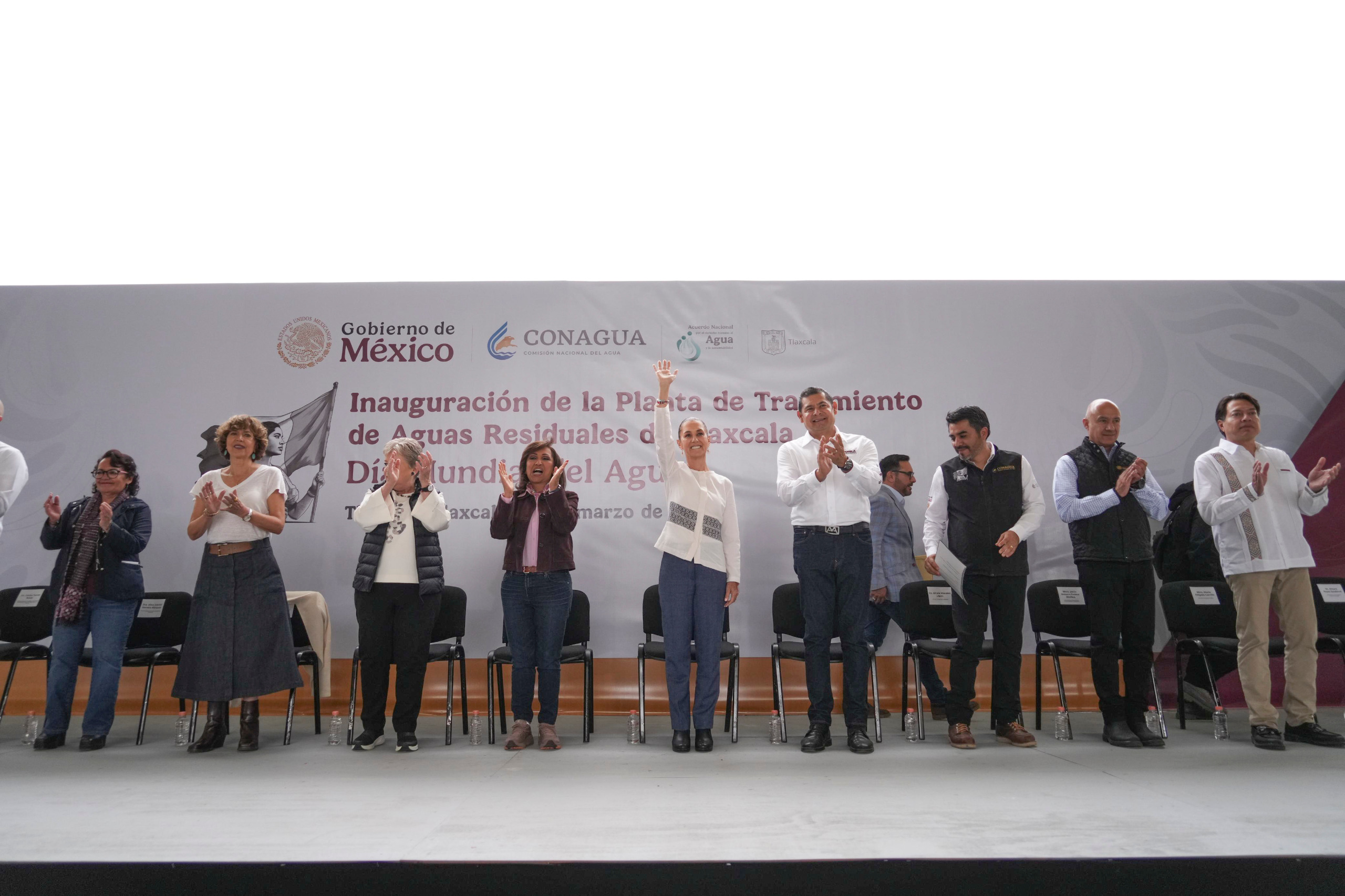 Encabeza la presidenta Claudia Sheinbaum inauguración de Planta de Tratamiento en Tlaxcala