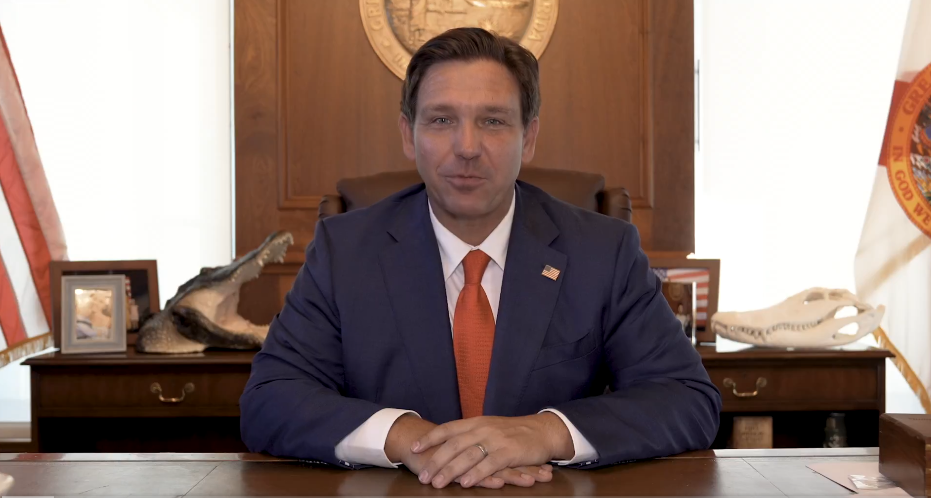 Ron DeSantis, gobernador de Florida: "la misión continúa, liderando el camino en la aplicación de la ley migratoria"