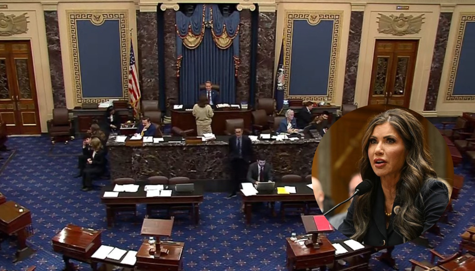 Confirma Senado de Estados Unidos a Kristi Noem como Secretaria de Seguridad Nacional