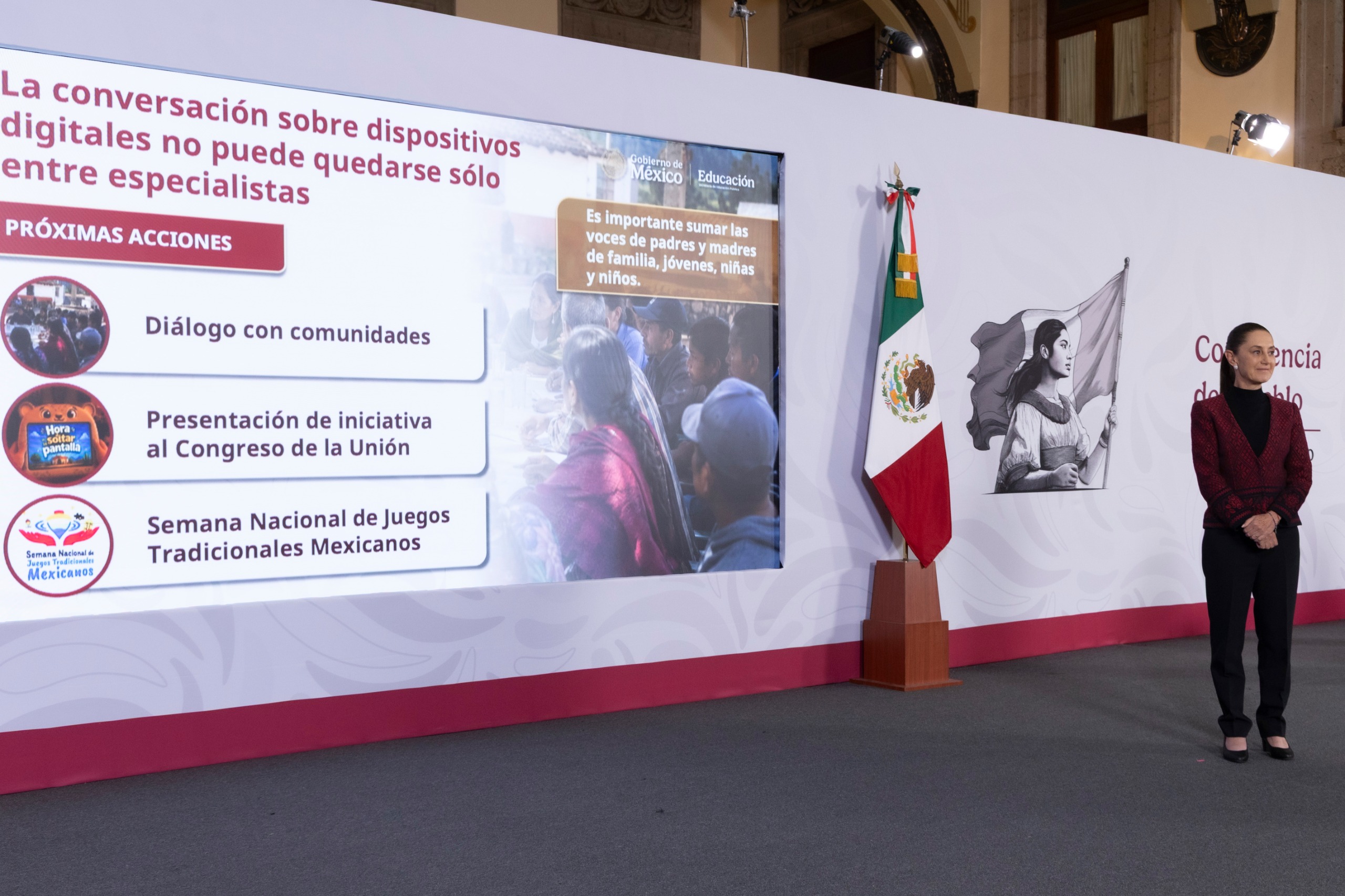 Anuncia Claudia Sheinbaum foros regionales para regular uso de preformas digitales y redes sociales en niños y adolescentes