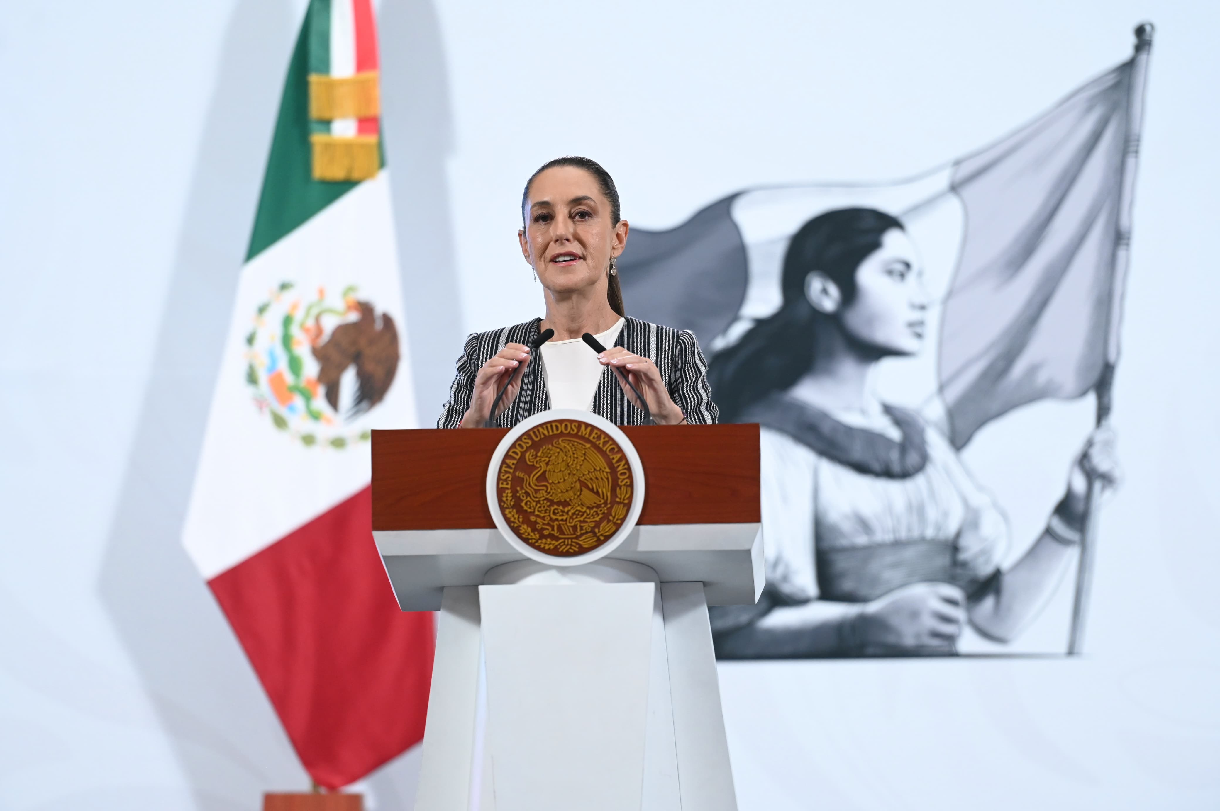 Reitera Claudia Sheinbaum su apoyo a Clara Brugada para esclarecer ataque directo contra dos de sus colaboradores