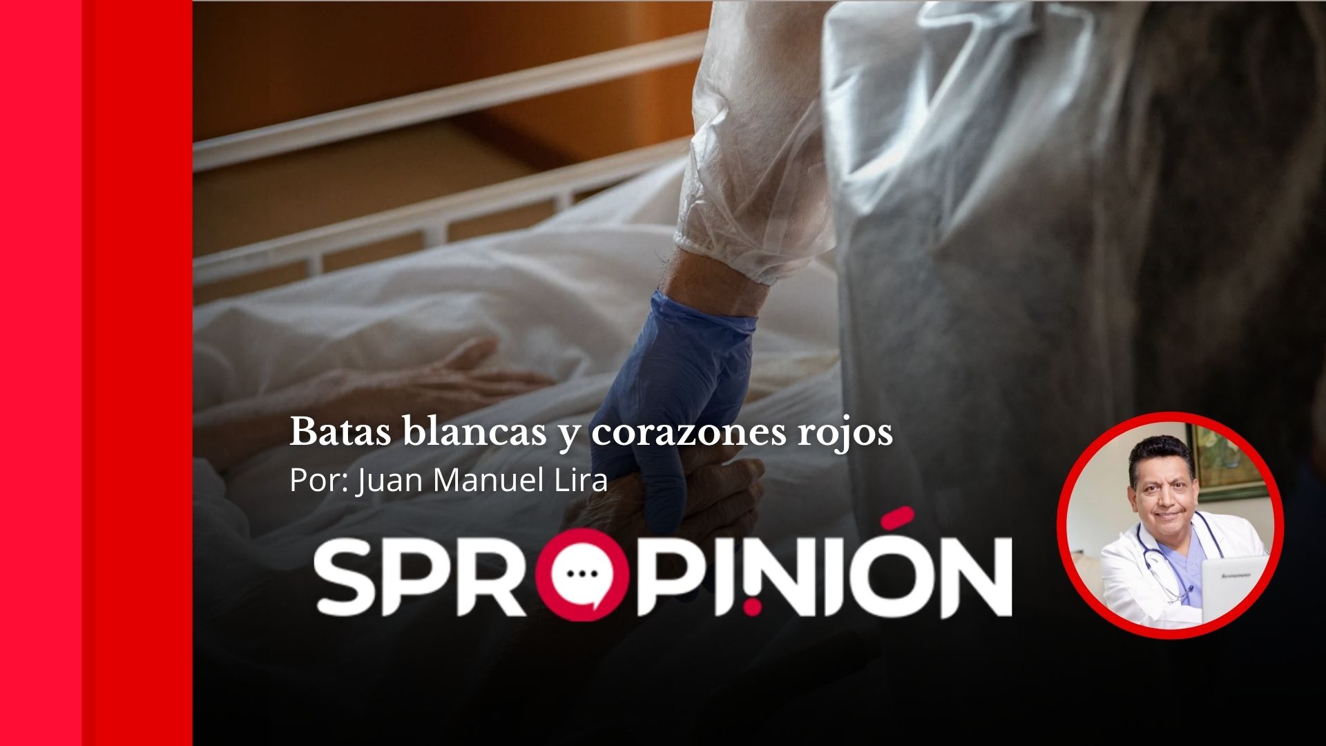 Batas blancas y corazones rojos