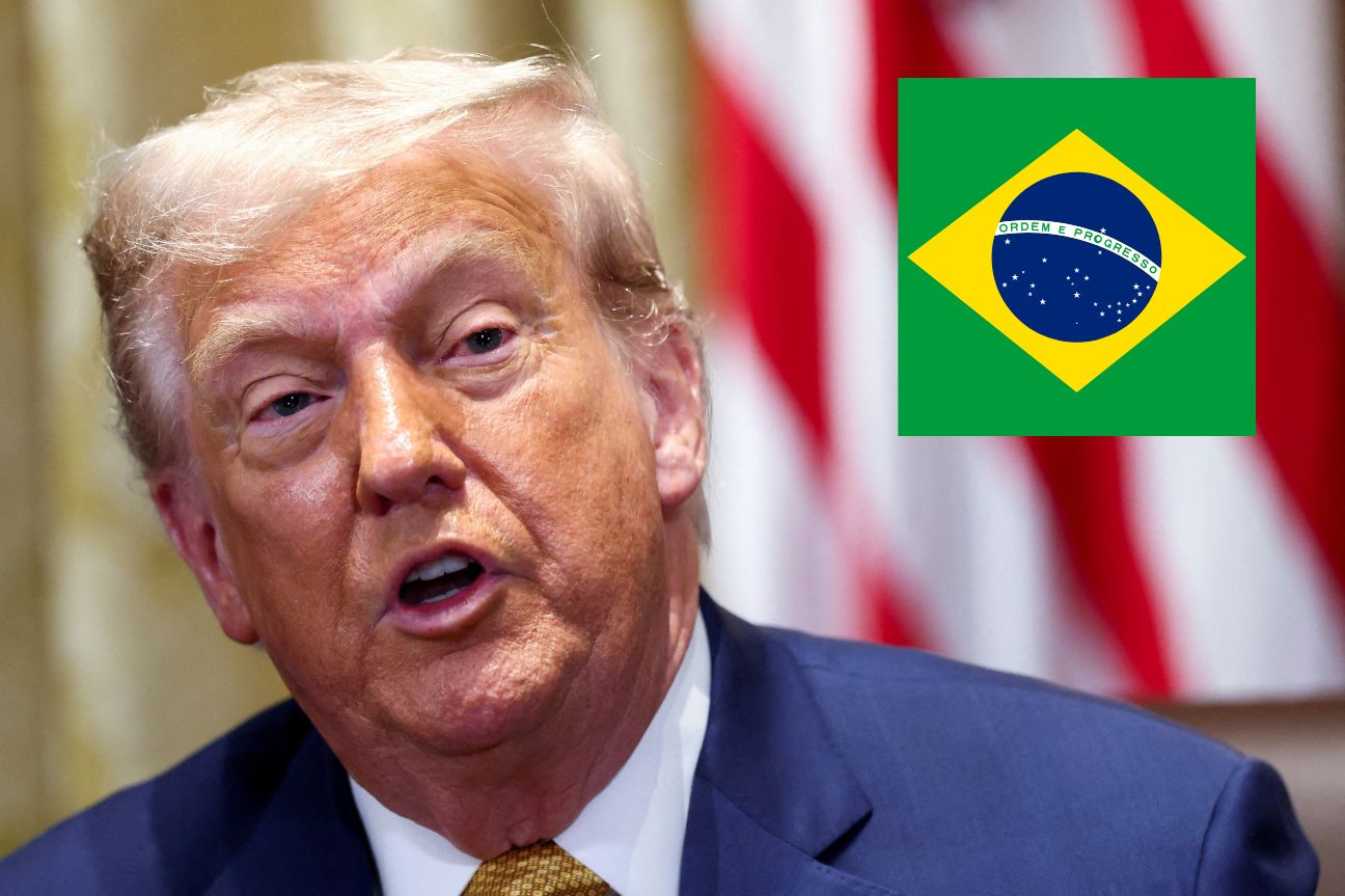 Anuncia Trump aranceles del 50% a Brasil