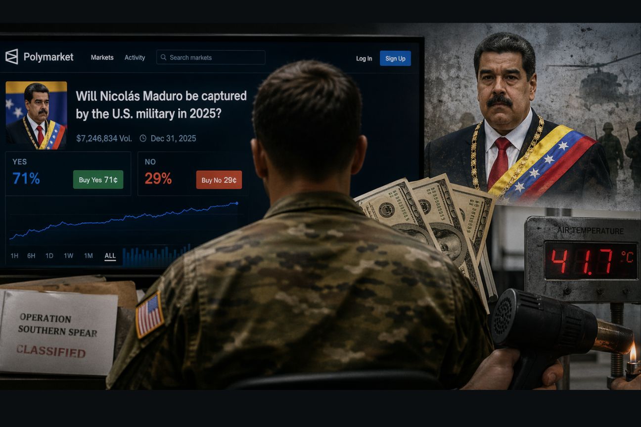 Arrestan a soldado de EEUU que apostó en Polymarket sobre captura de Maduro
