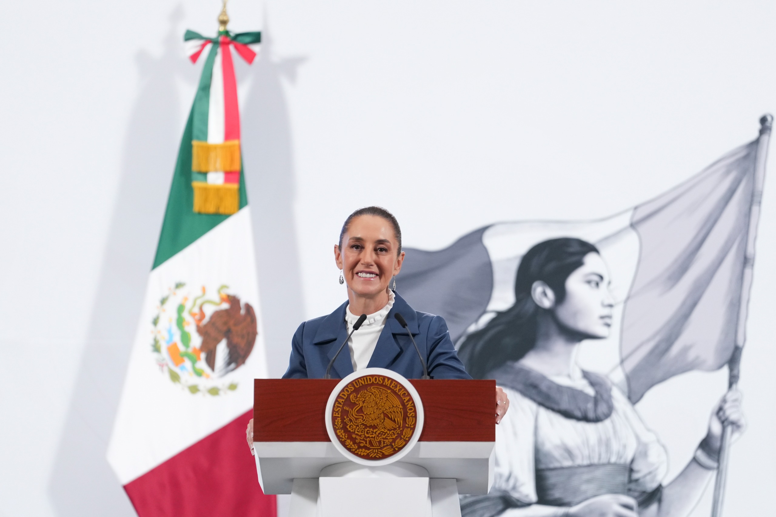 Destaca Claudia Sheinbaum respaldo del pueblo ante actos injerencistas extranjeros