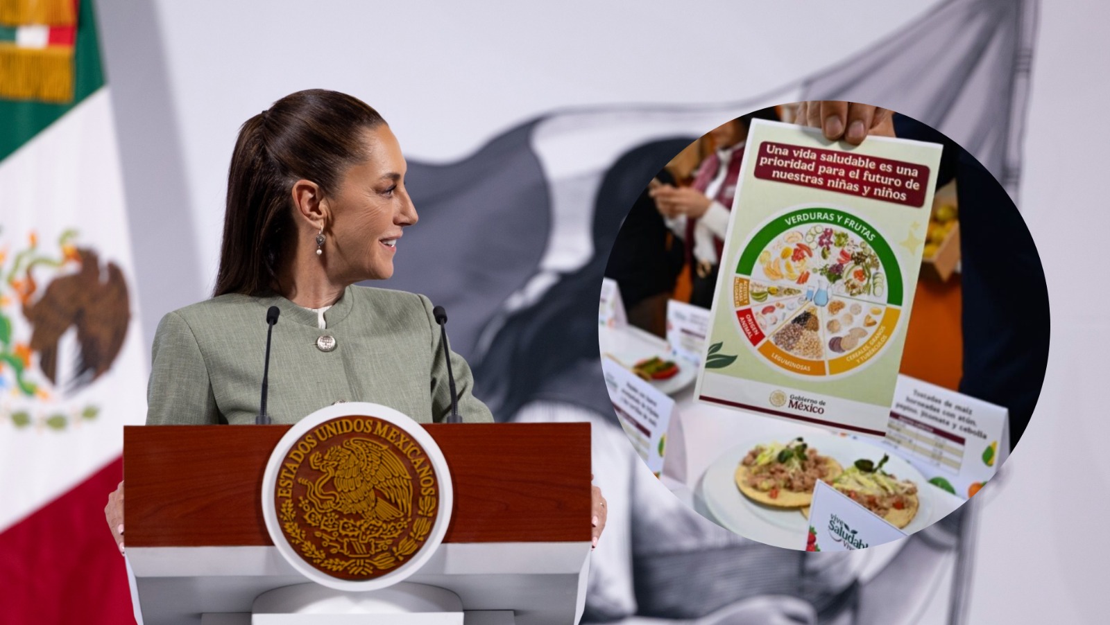 Exhorta la presidenta Claudia Sheinbaum a no promover amparos contra la prohibición de la venta de chatarra en escuelas