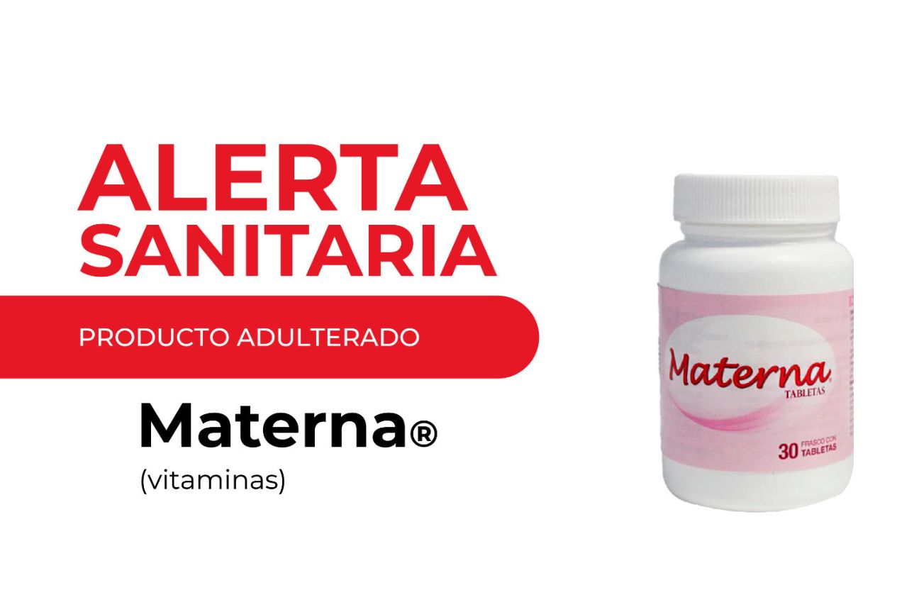 ¡Cuidado! Alerta Cofepris sobre adulteración de Materna (vitaminas)