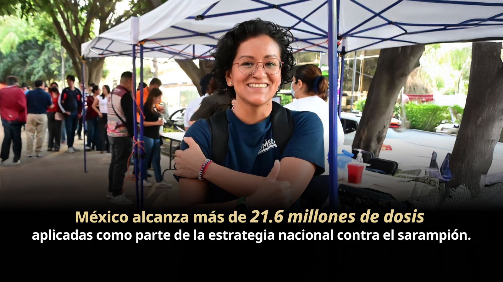 Refuerza México la protección contra el sarampión con más de 21 millones de vacunas