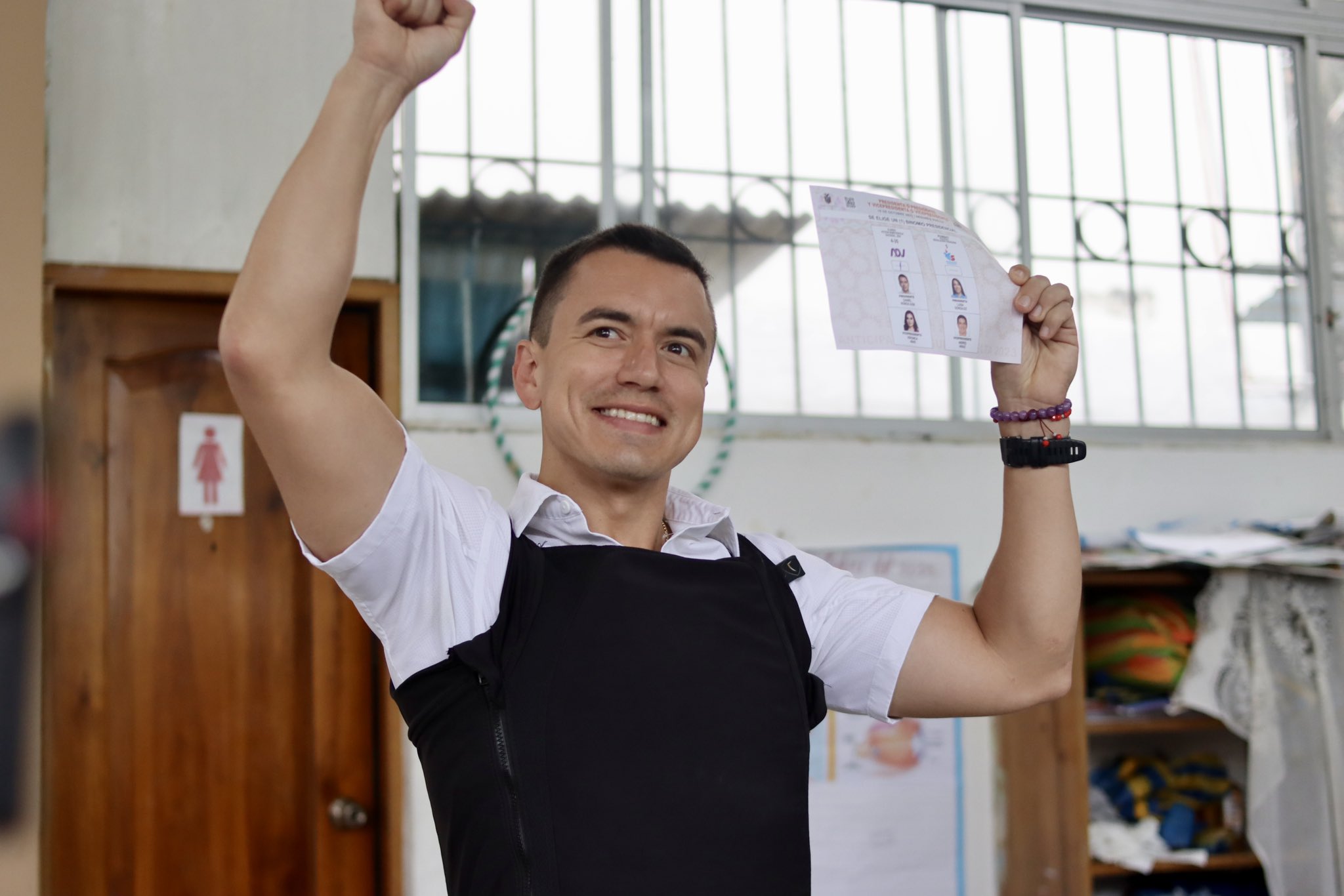 Gana Daniel Noboa la segunda vuelta de las Elecciones Presidenciales en Ecuador