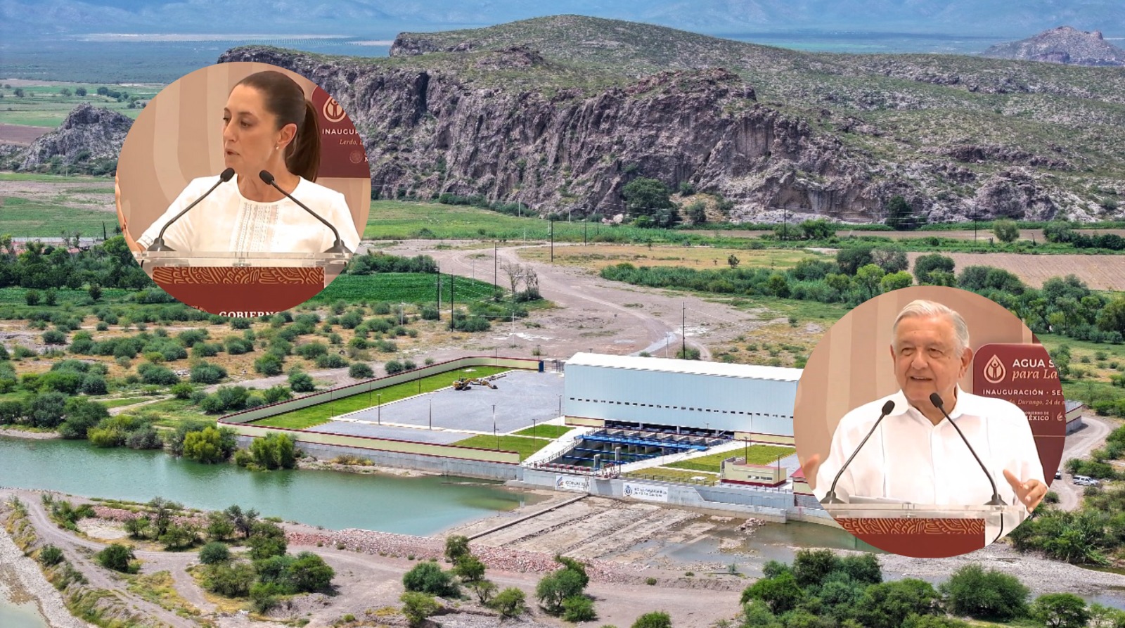 Inaugura Gobierno de México segunda etapa del programa “Agua Saludable para La Laguna” en Durango